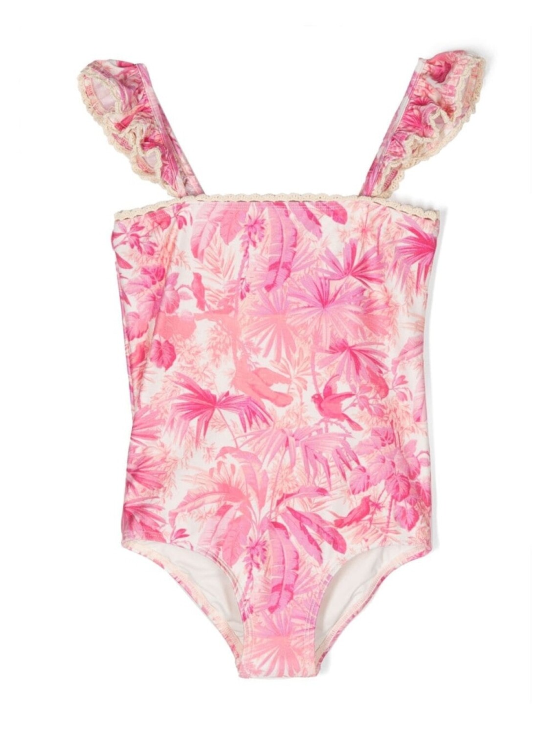

ZIMMERMANN Kids купальник с принтом, розовый