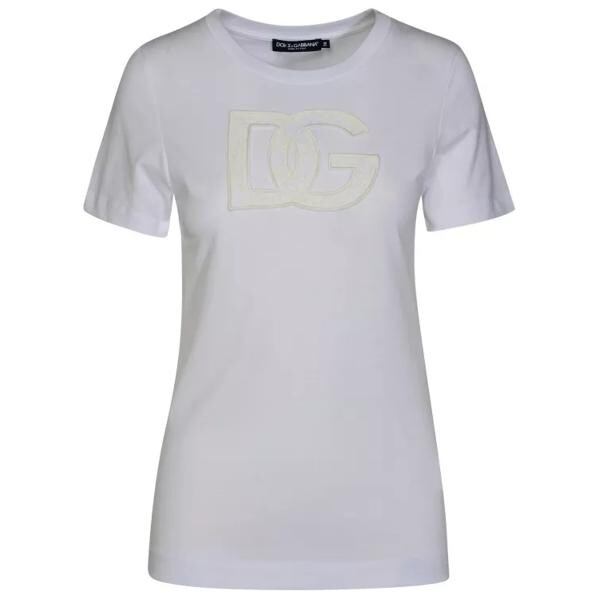 

Футболка white cotton t-shirt Dolce&Gabbana, белый