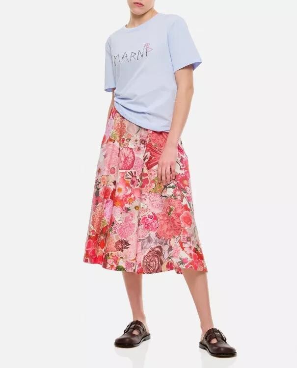 

Футболка с логотипом Marni, белый