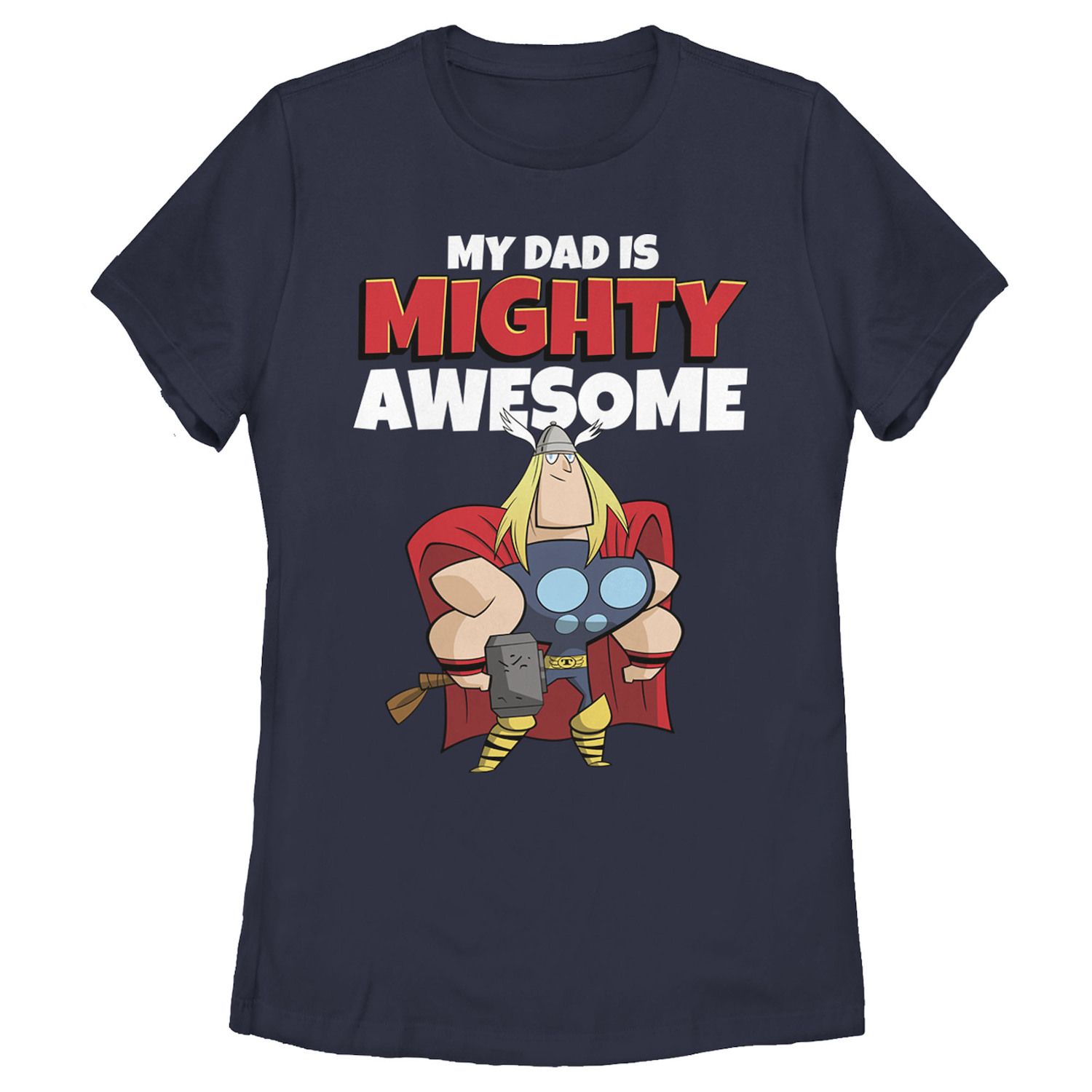 Футболка для юниоров Marvel Thor с надписью «My Dad Is Mighty Awesome» Licensed Character