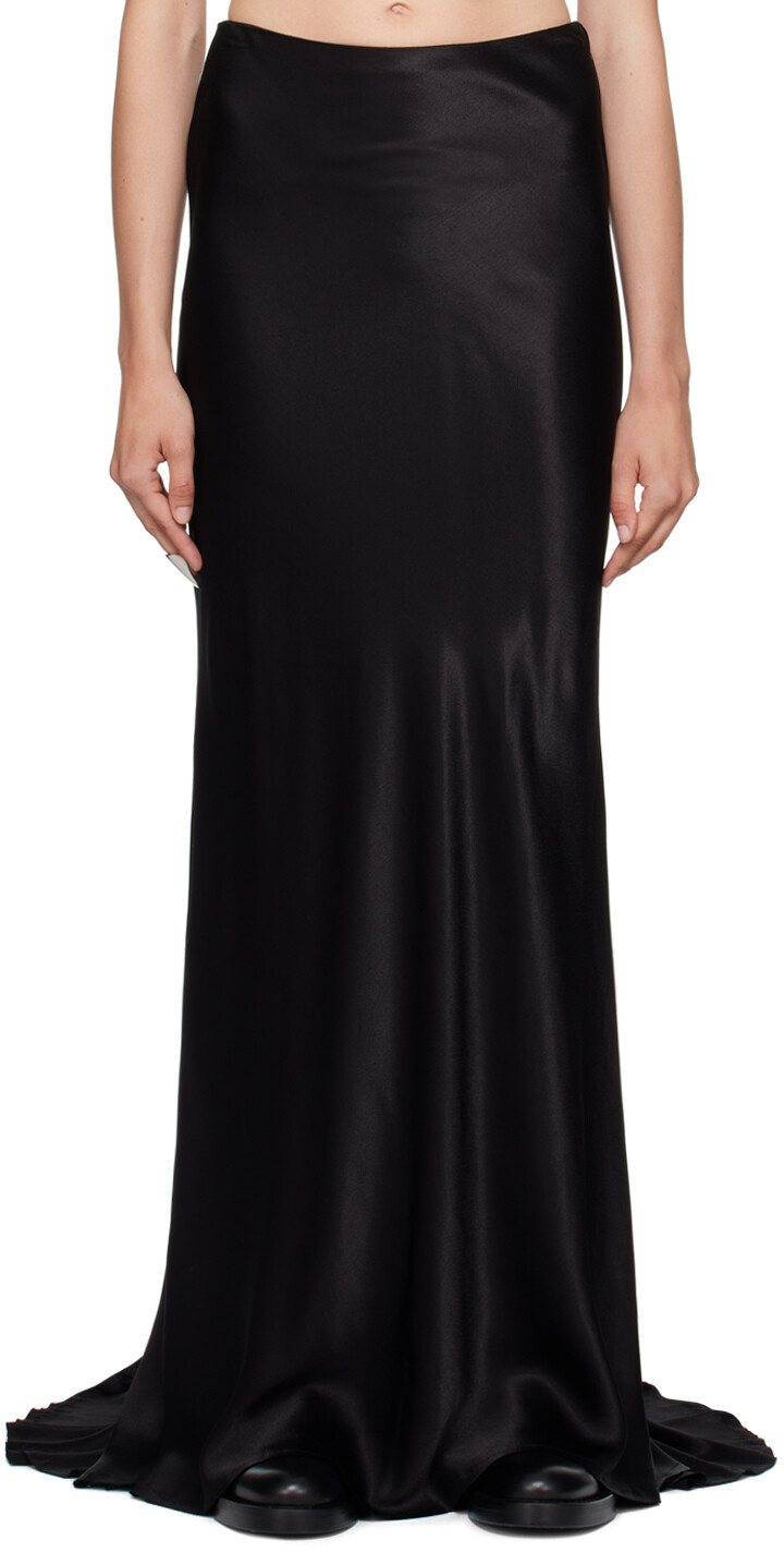 

Черная расклешенная длинная юбка Ann Demeulemeester Madeleen