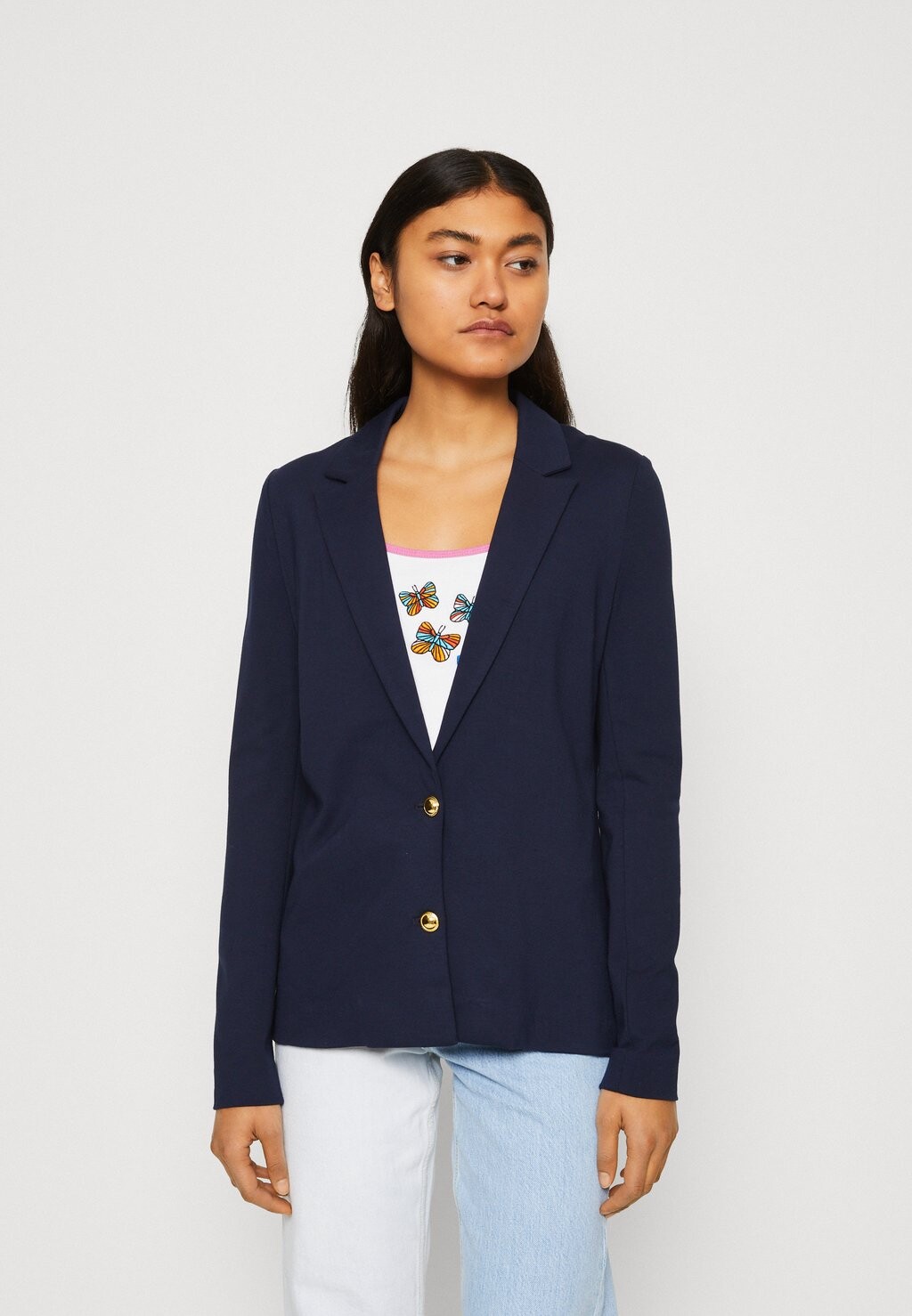 

Блейзер Vero Moda Vmeva Slim Blazer, темно–синий