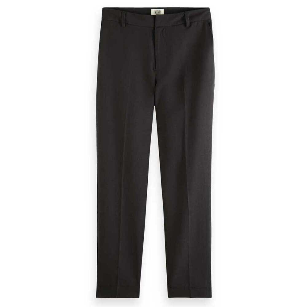 

Брюки Scotch & Soda Lowry Slim Leg Drapeys Mid Waist, серый