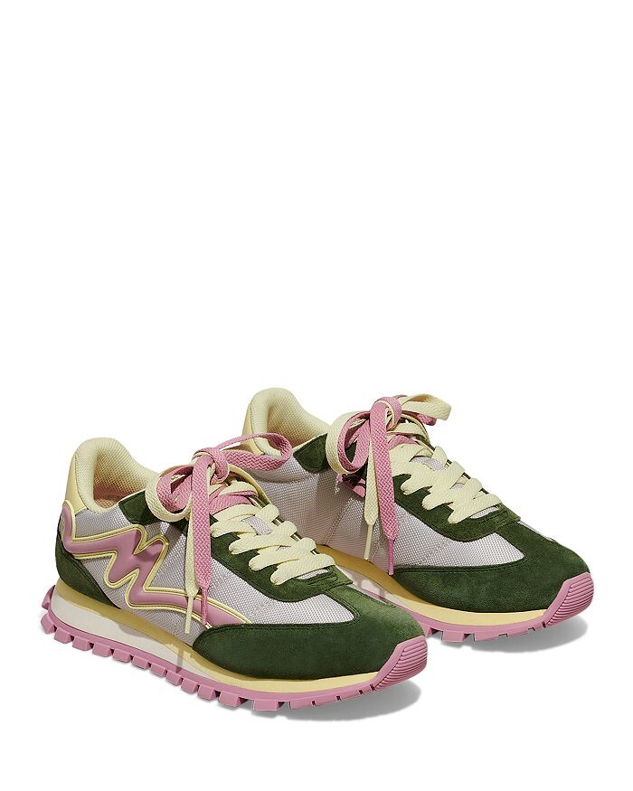 

Женские контрастные кроссовки на шнуровке The Jogger MARC JACOBS