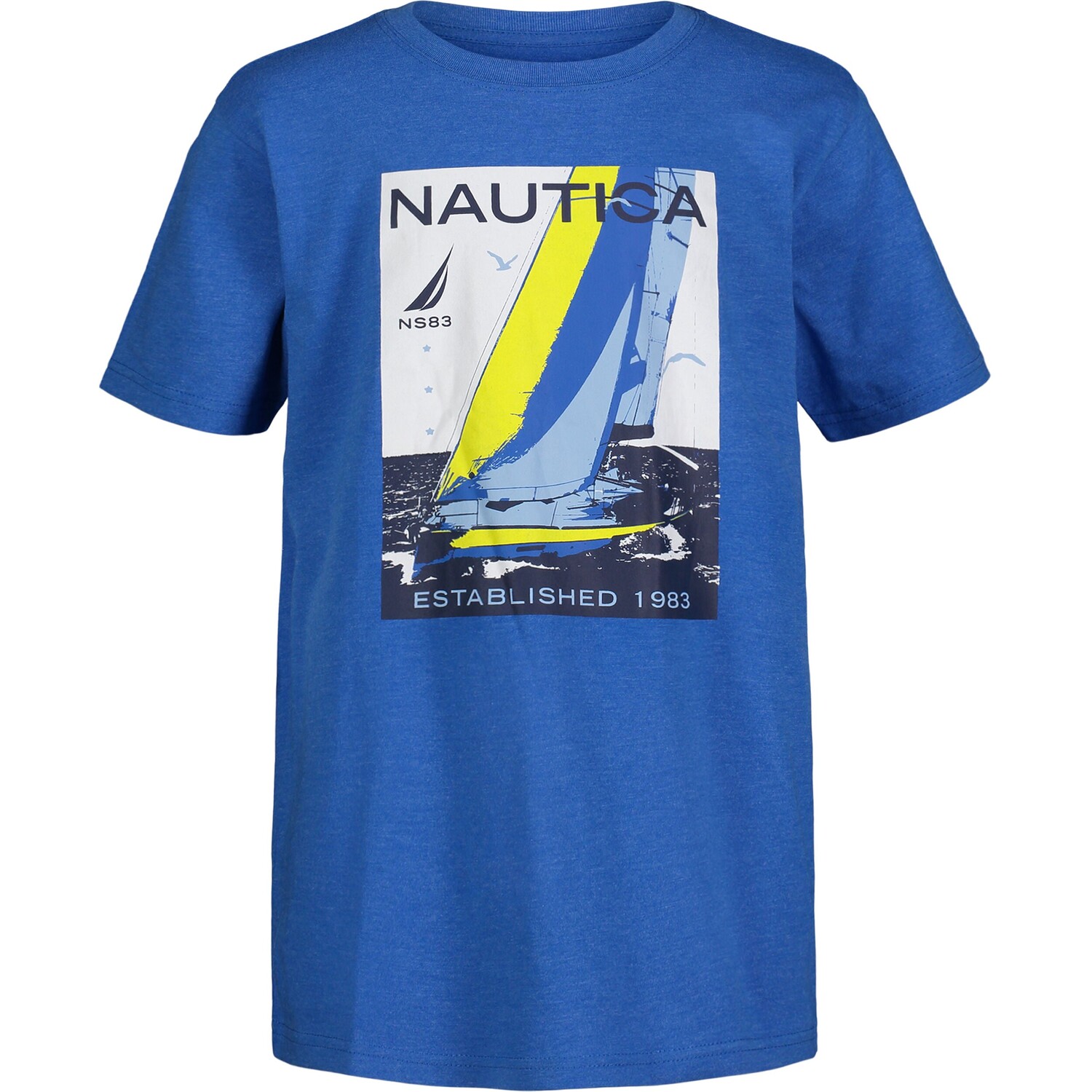 

Футболка Nautica Little Boys с изображением парусного спорта (4–7), цвет Nrf Spinner Blue 18-4148