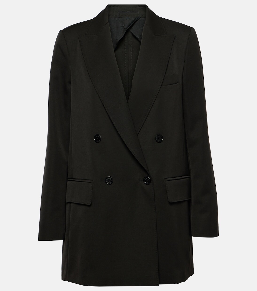 

Блейзер levico из шерсти и мохера Max Mara, черный