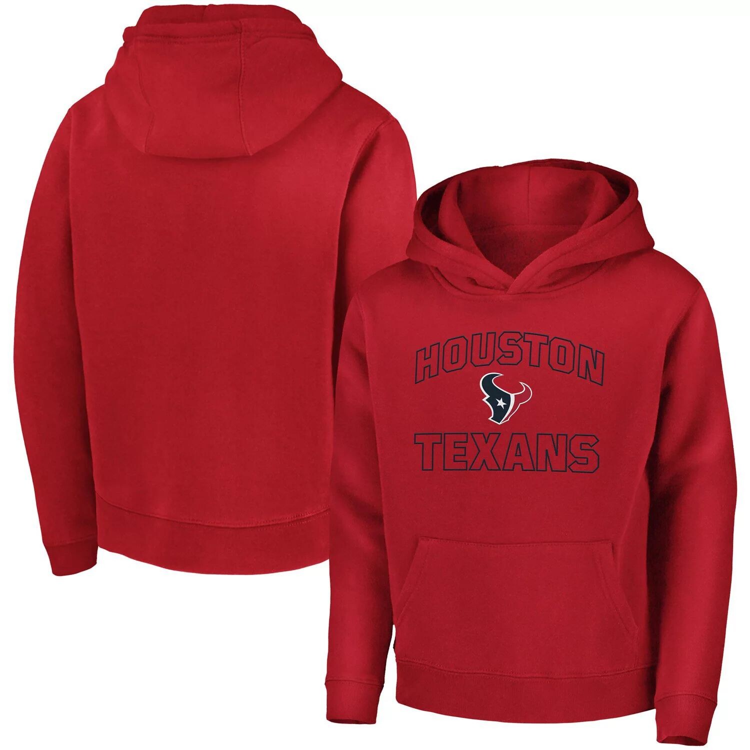 

Красный пуловер с капюшоном Youth Fanatics Houston Texans Tie Breaker Fanatics