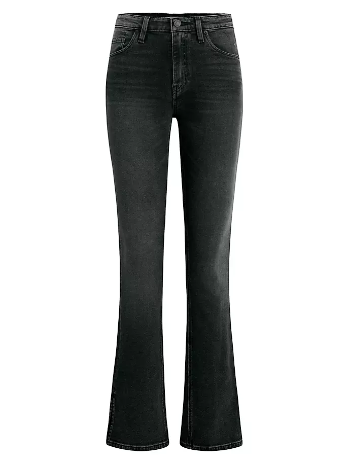 

Джинсы Barbara с завышенной талией и разрезом Babyboot Hudson Jeans, черный