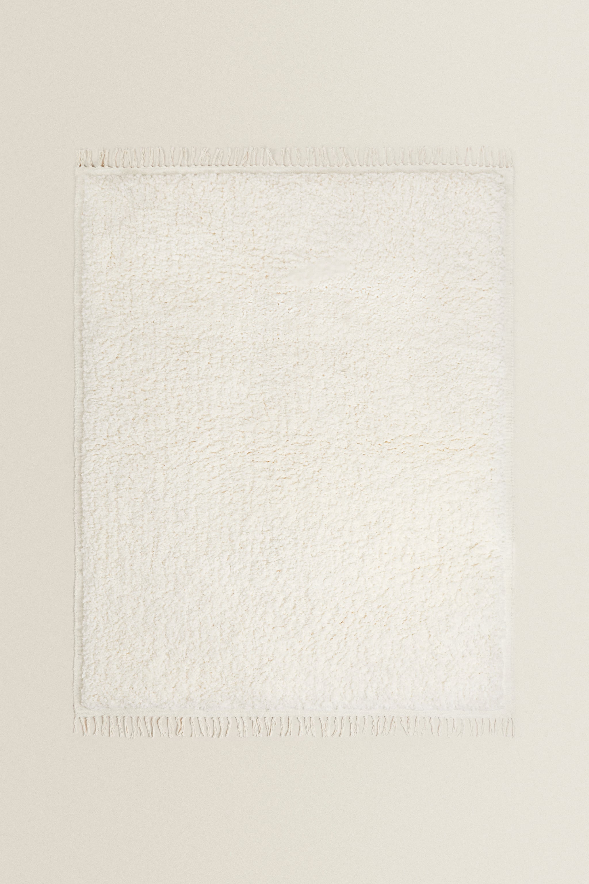 Текстурный коврик с окрашиной Zara, белый