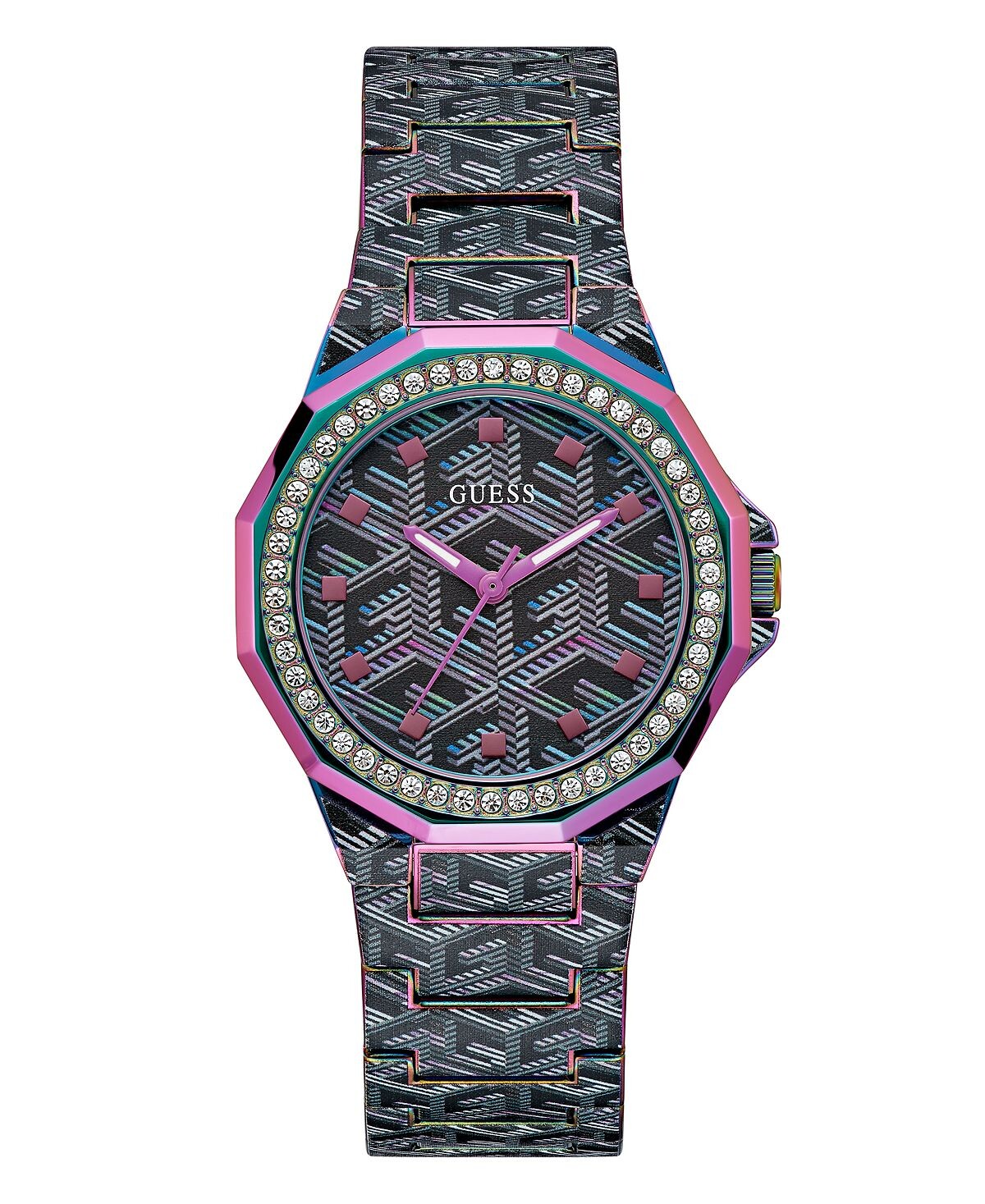 

Женские аналоговые двухцветные часы из нержавеющей стали, 38 мм GUESS