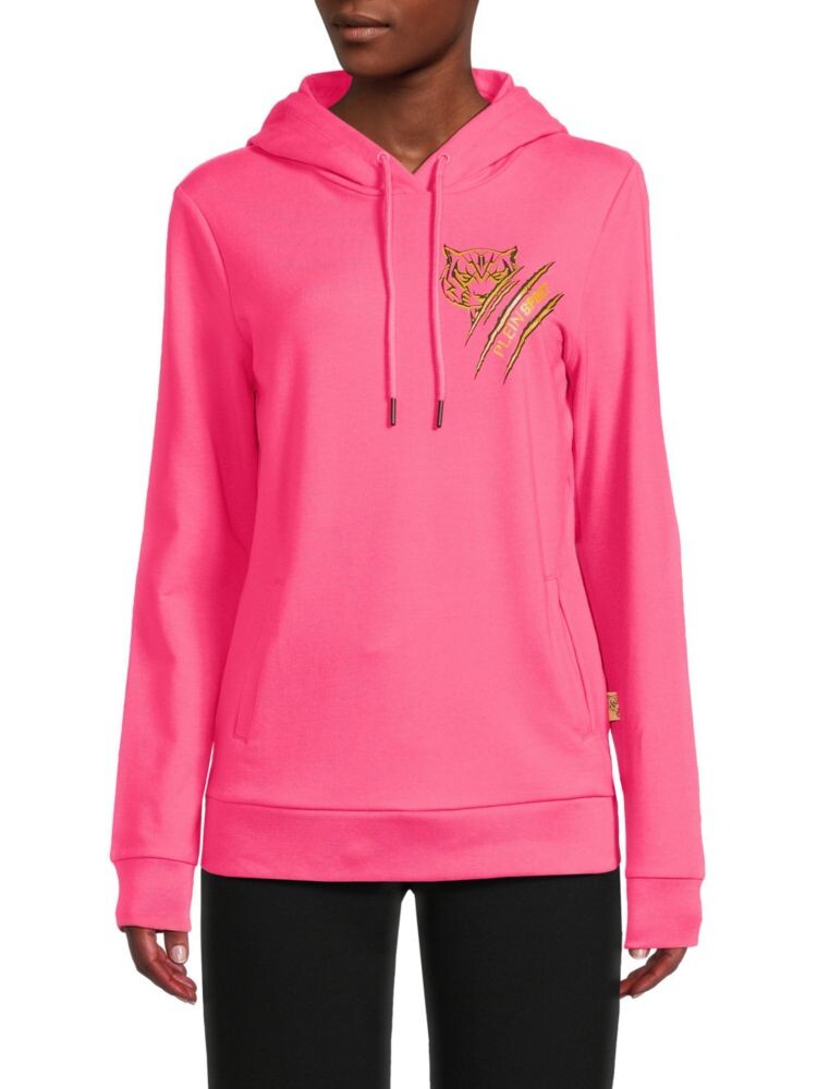 

Толстовка с логотипом и графическим рисунком Plein Sport, цвет Fuxia Pink