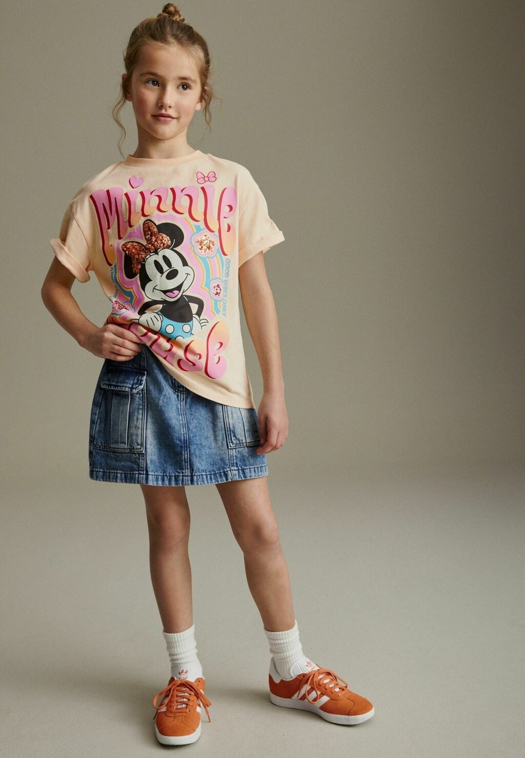 

Футболка с принтом MINNIE MOUSE REGULAR FIT Next, цвет neutral