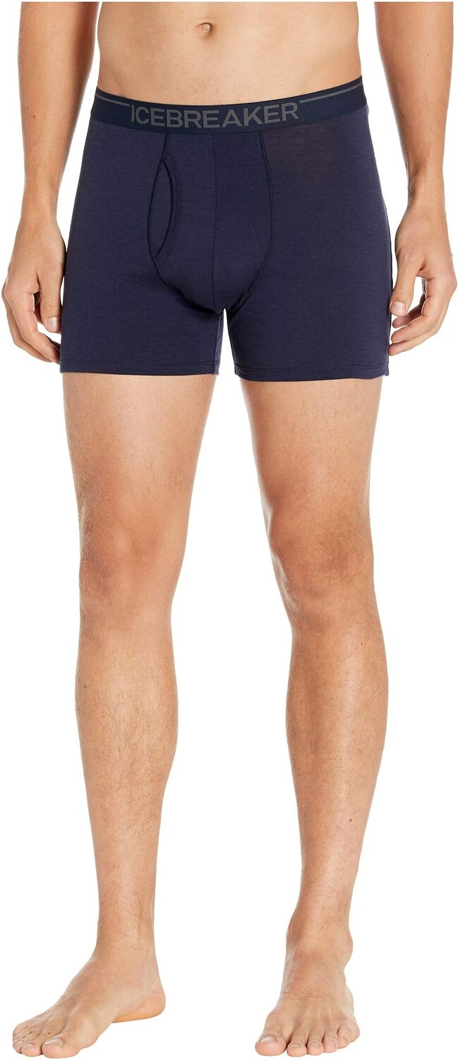 

Боксеры Anatomica Merino с ширинкой Icebreaker, цвет Midnight Navy
