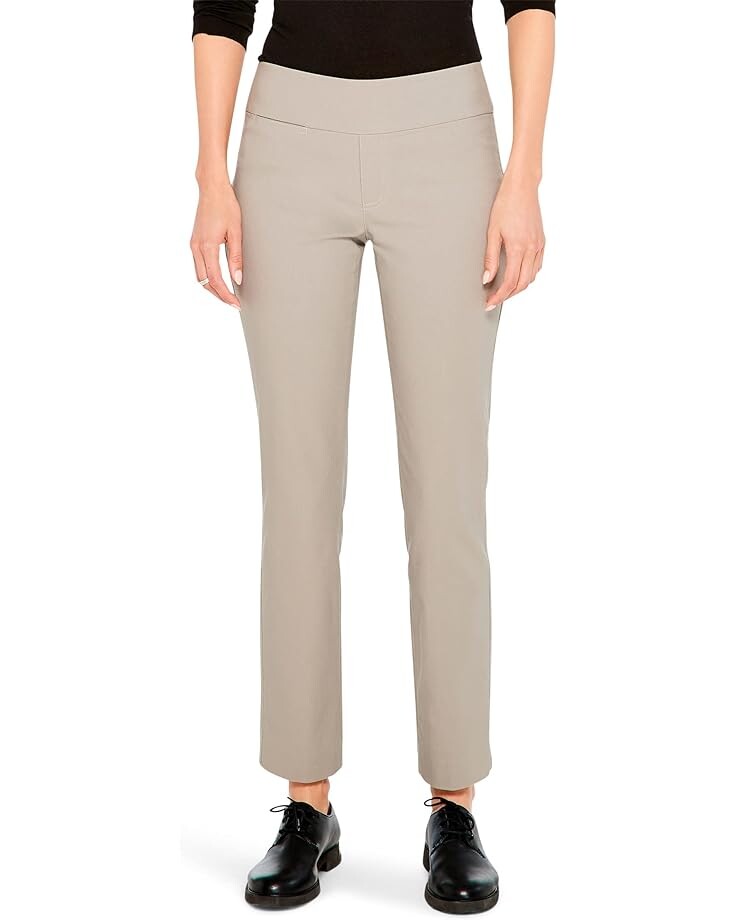 

Брюки NIC+ZOE Petite Wonderstretch Pocket Straight Leg, цвет Pebble