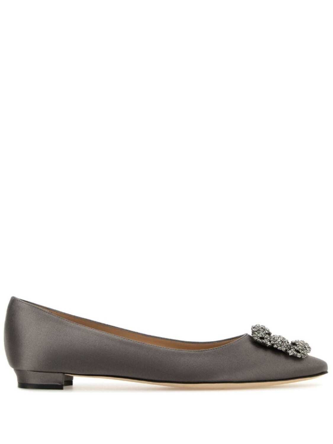 

Manolo Blahnik балетки Hangisiflat, серый