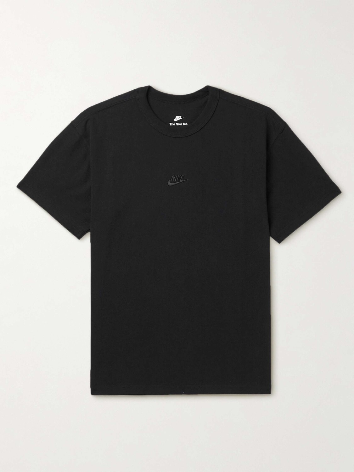 

Спортивная одежда Premium Essentials Футболка из хлопкового джерси с вышитым логотипом NIKE, черный
