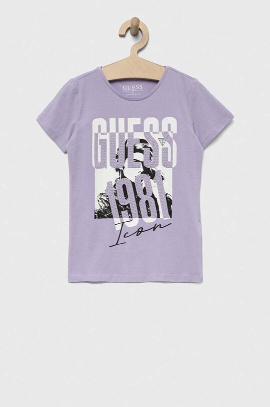 

Детская футболка Guess, фиолетовый