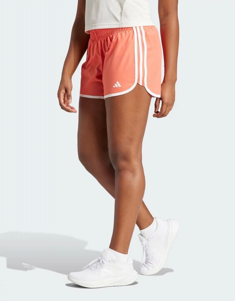 

Красные беговые шорты adidas Performance Marathon 20