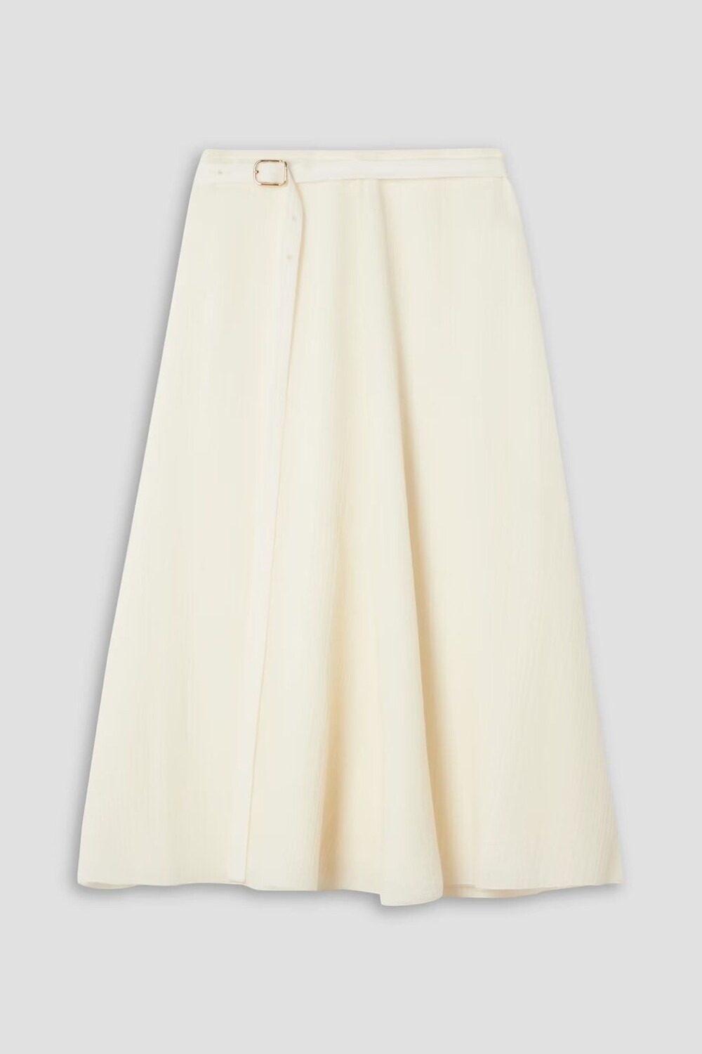 

Юбка миди из шерсти и газа с поясом Chloé, слоновая кость