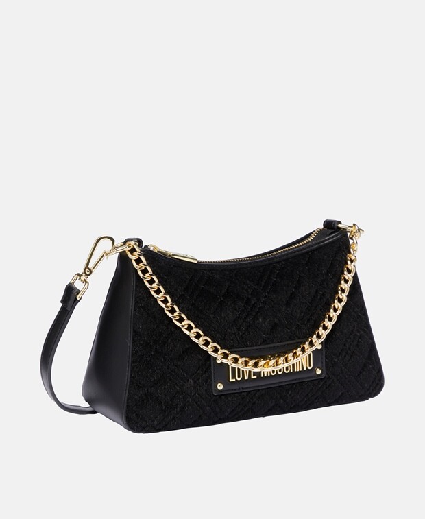 

Сумка-мессенджер Love Moschino, антрацит