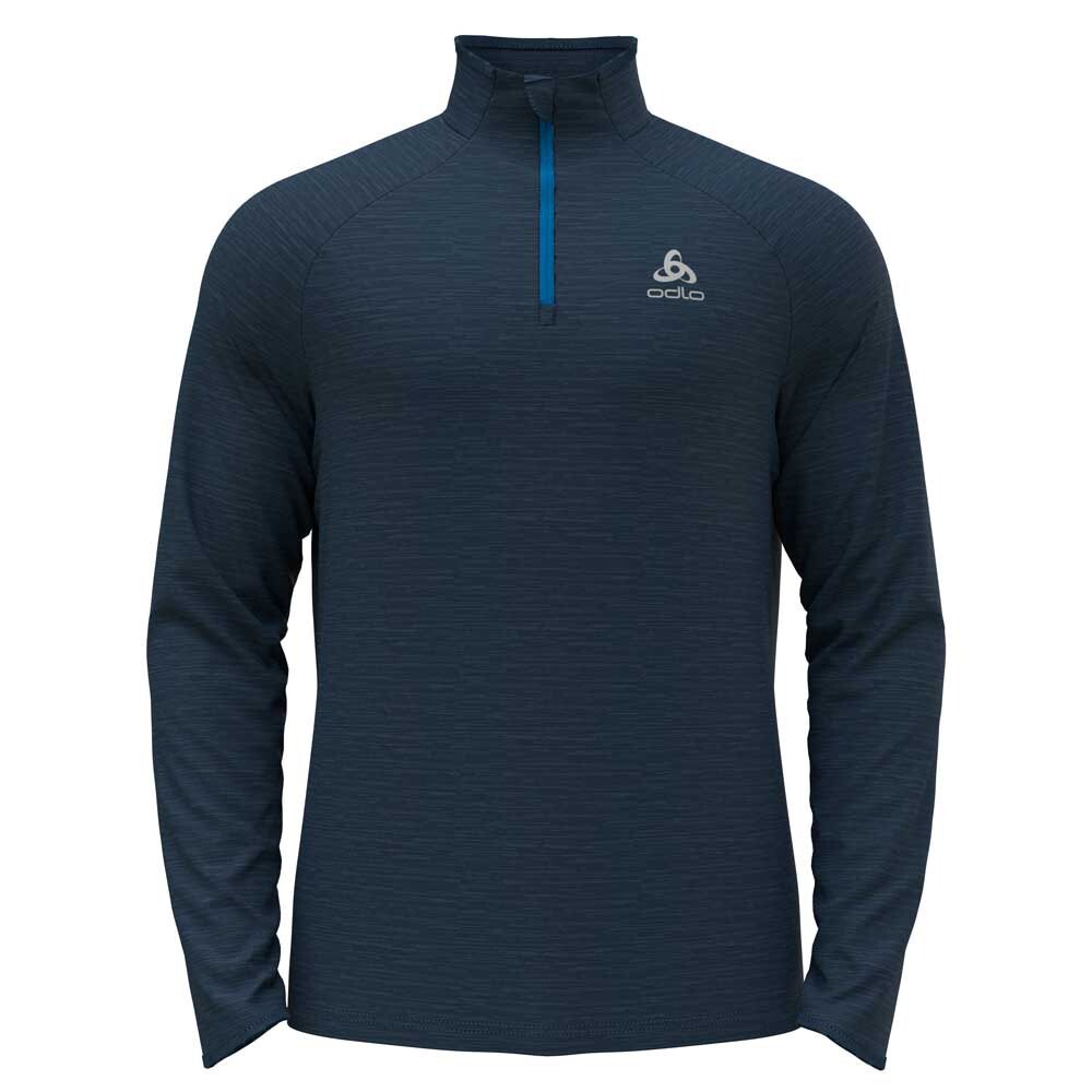 

Футболка Odlo Run Easy Warm Half Zip, синий