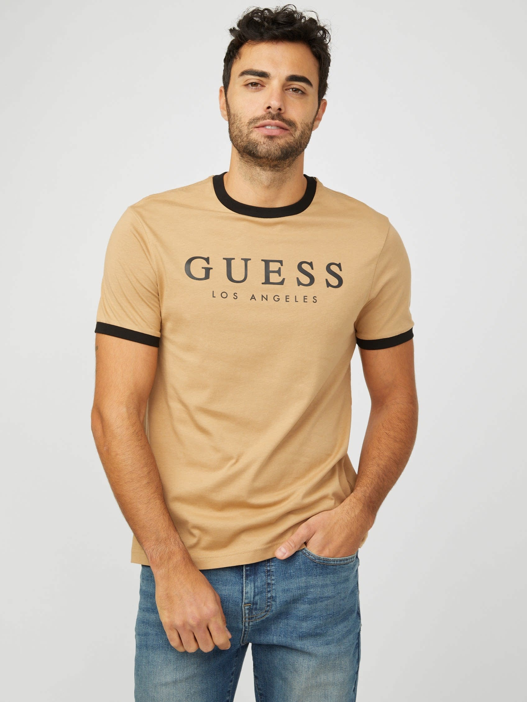 

Футболка с логотипом Kirk Guess Factory, цвет Toasted Taupe