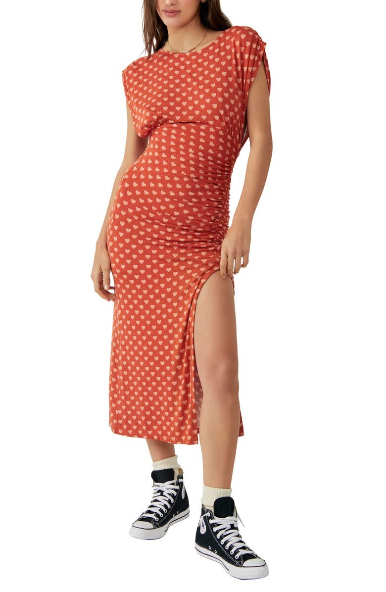 

Платье миди с принтом Lakeside FREE PEOPLE