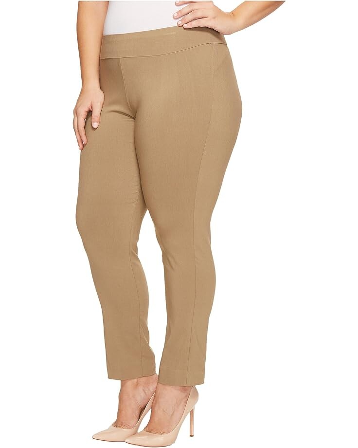 

Брюки Krazy Larry Plus Size Pull-On Ankle Pants, цвет Taupe