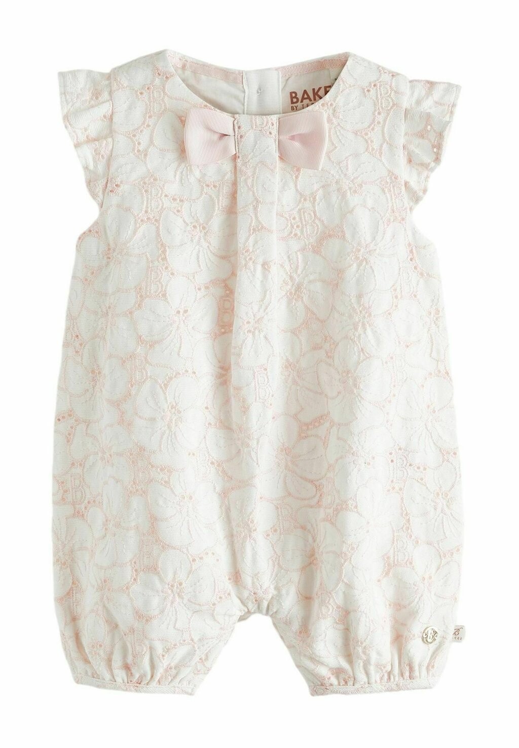 

Комбинезон BRODERIE ROMPER REGULAR FIT Baker by Ted Baker, цвет pink