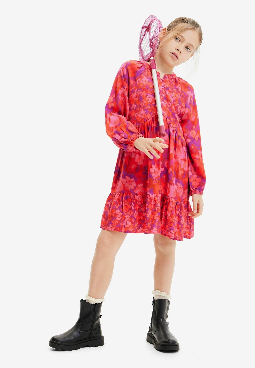 

Летнее платье Floral Print Desigual, красный