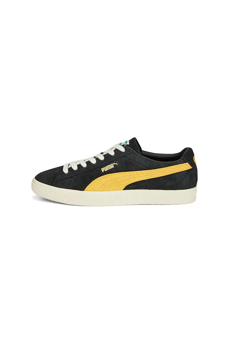 

Винтажные замшевые спортивные туфли с логотипом Puma, черный