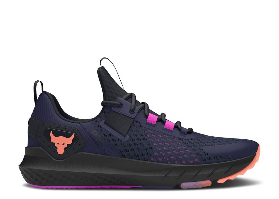 

Кроссовки Under Armour Project Rock BSR, цвет Midnight Navy Flare Orange