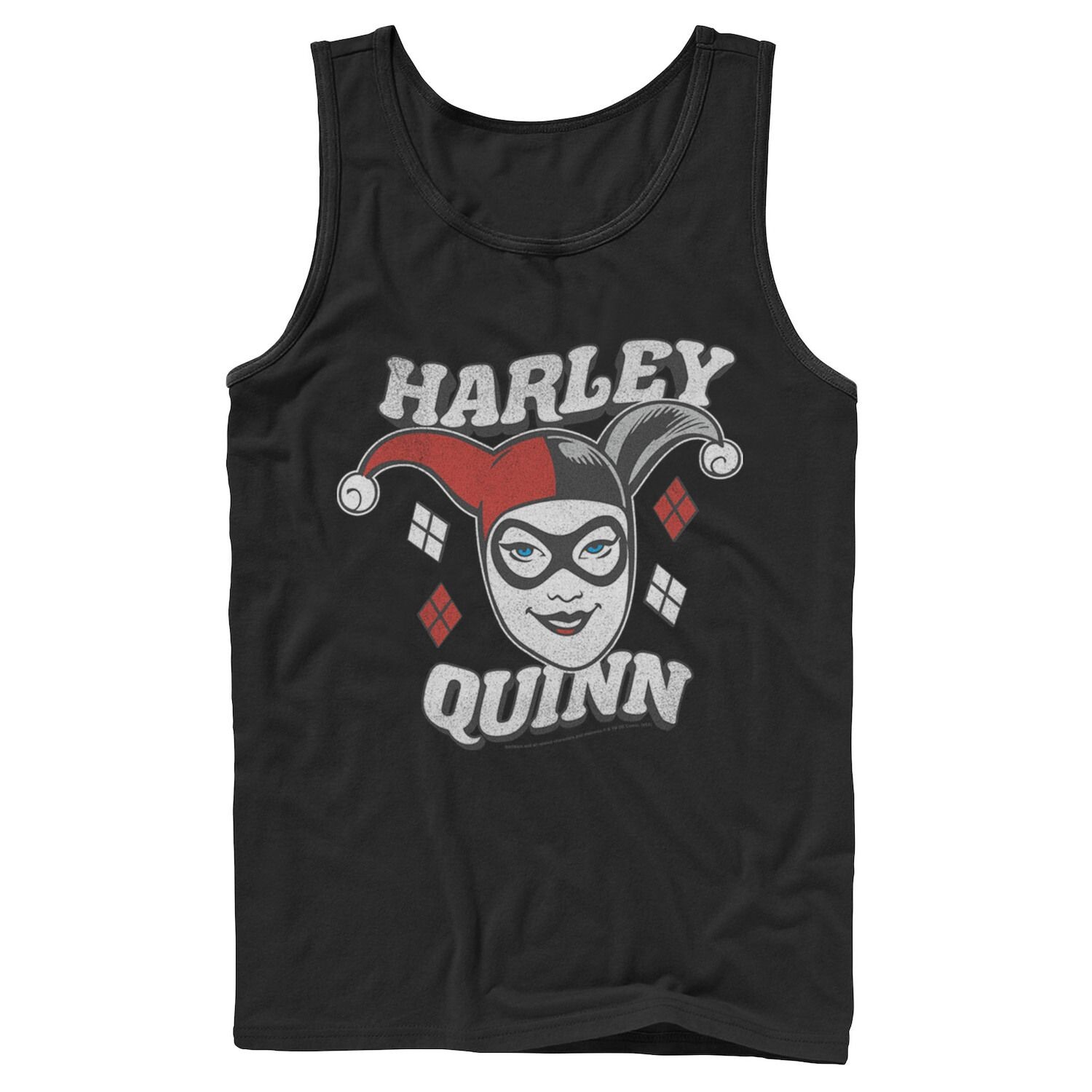 

Мужская майка DC Comics Harley Quinn с большим лицом