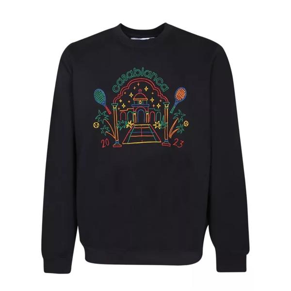 

Футболка embroidered front design sweatshirt Casablanca, черный