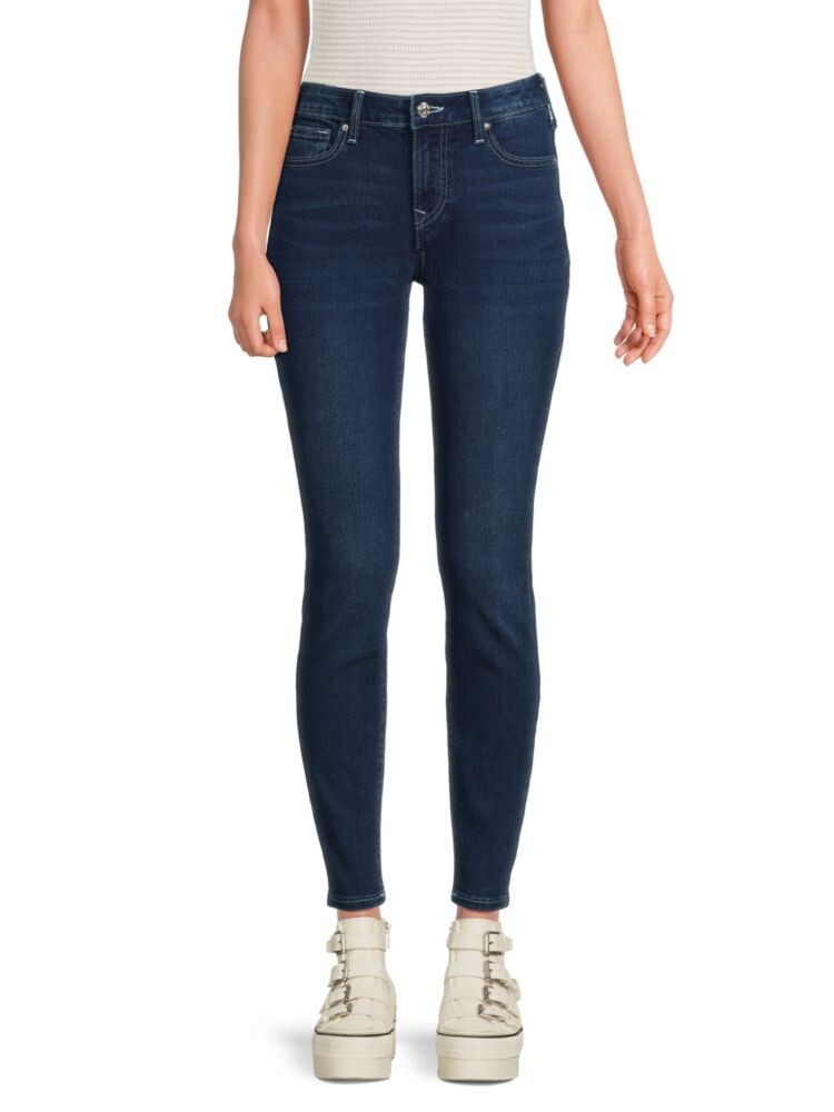 

Джинсы скинни Jennie со средней посадкой True Religion, синий