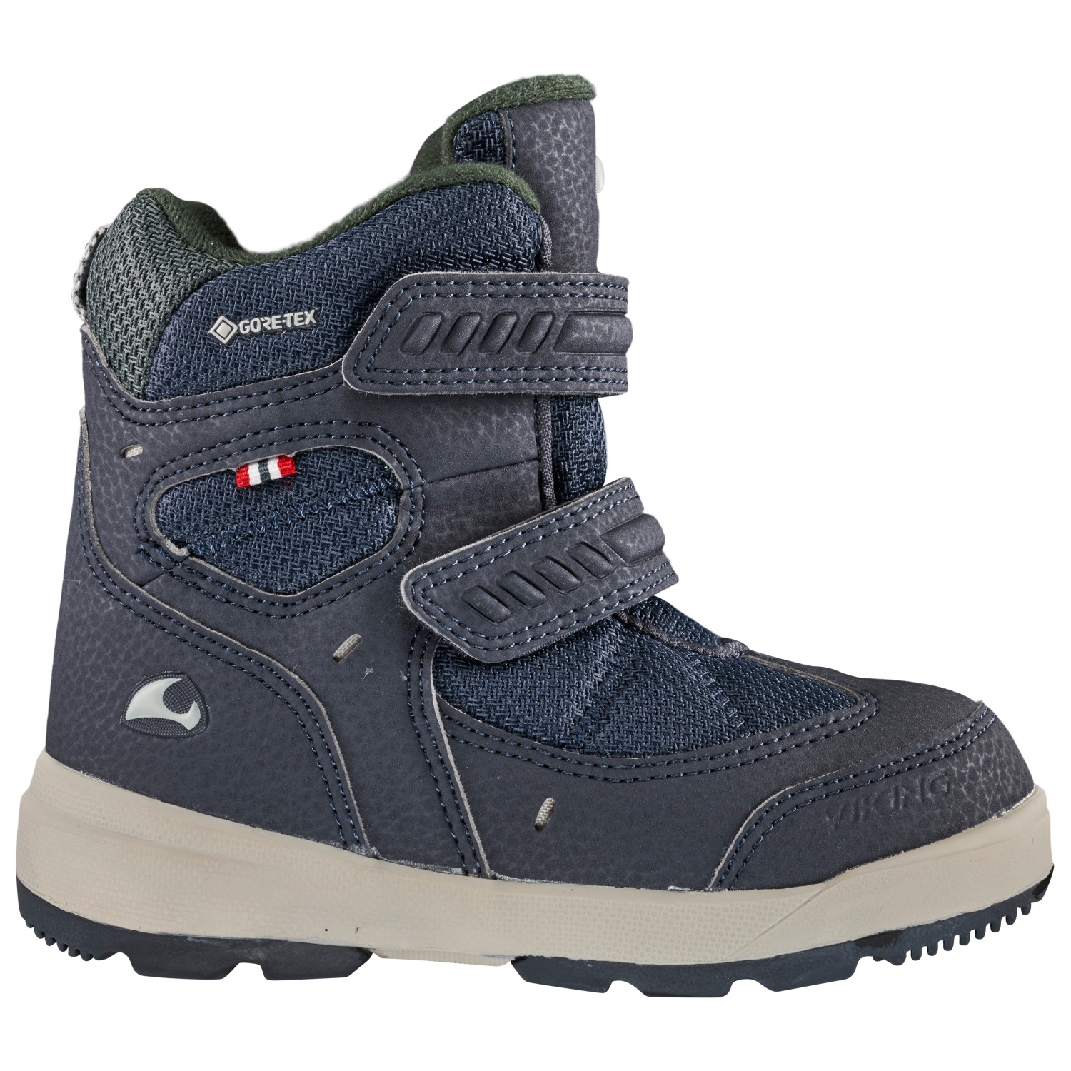 цена Зимние ботинки Viking Kid's Toasty High GTX Warm, цвет Navy/Cement