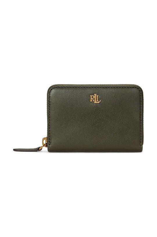

Кожаный кошелек Lauren Ralph Lauren, зеленый