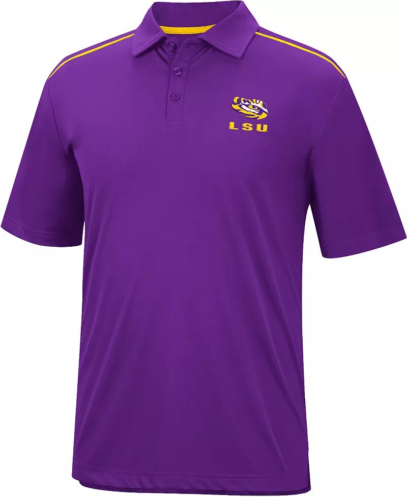 Colosseum Мужская рубашка-поло LSU Tigers фиолетовая
