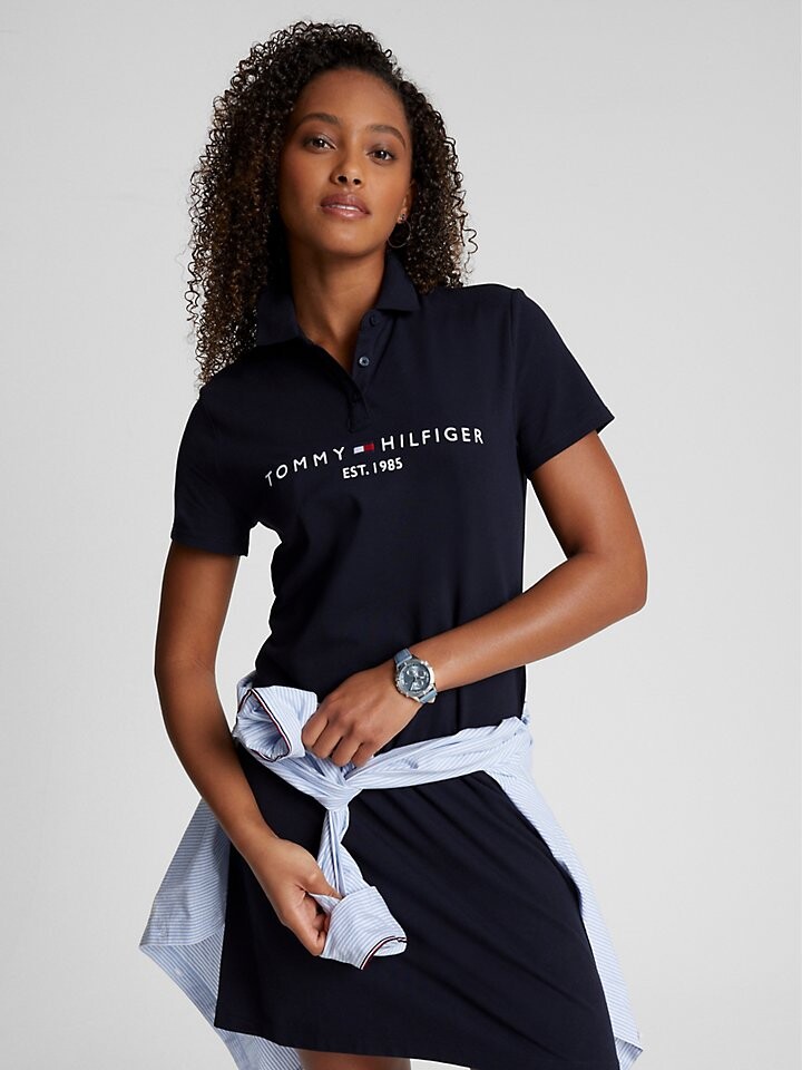 

Платье-поло с логотипом Tommy Tommy Hilfiger