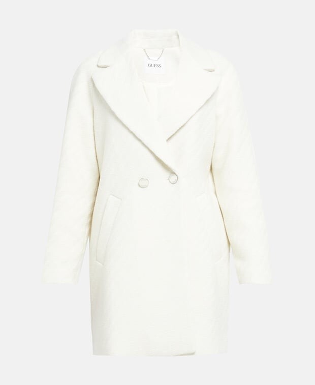 

Повседневное пальто Guess, шерсть белый