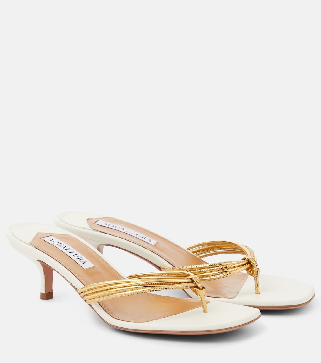 

Босоножки essential с ремешками Aquazzura, желтый