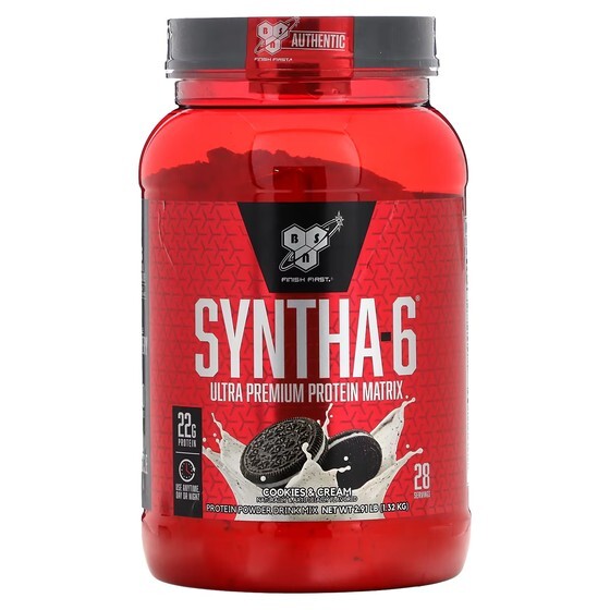 

Протеиновый порошок BSN Syntha-6 печенье и сливки, 1, 32 кг
