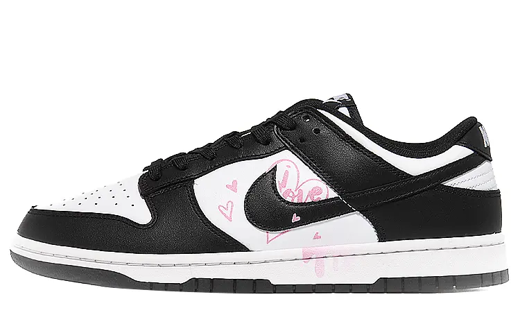 

Кроссовки Nike Dunk Skateboarding Shoes Women's Low-top White/black, черный