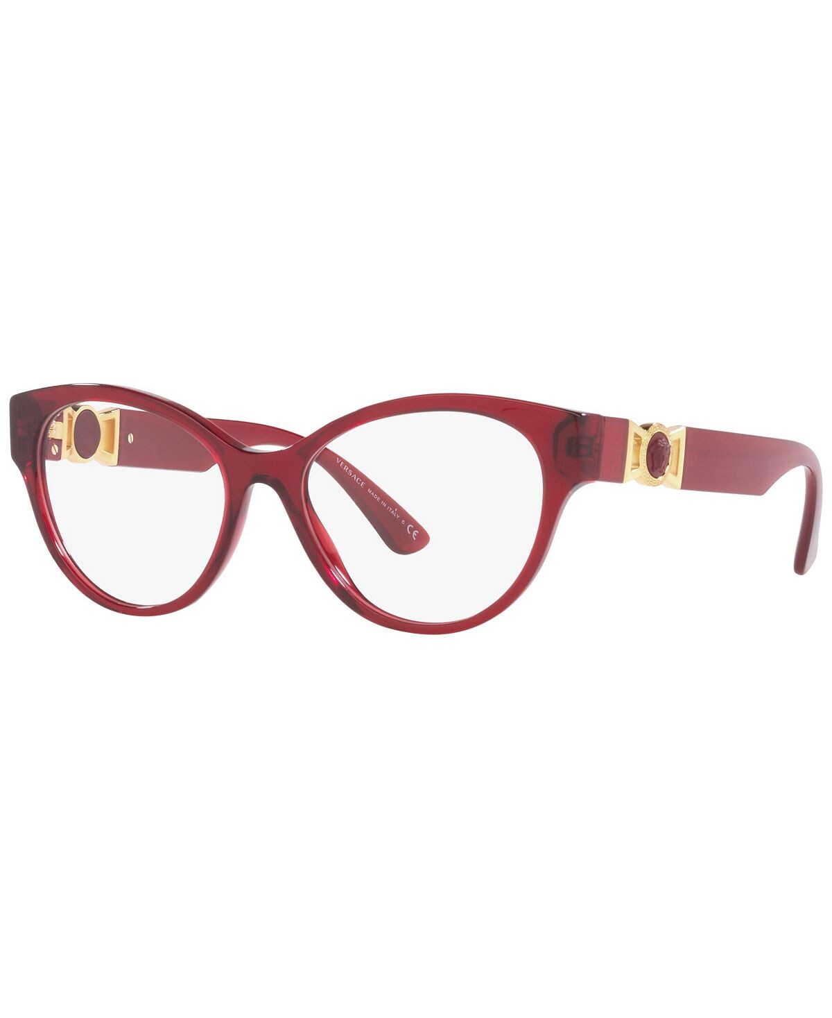 

VE3313F Женские круглые очки с низкой перемычкой Versace