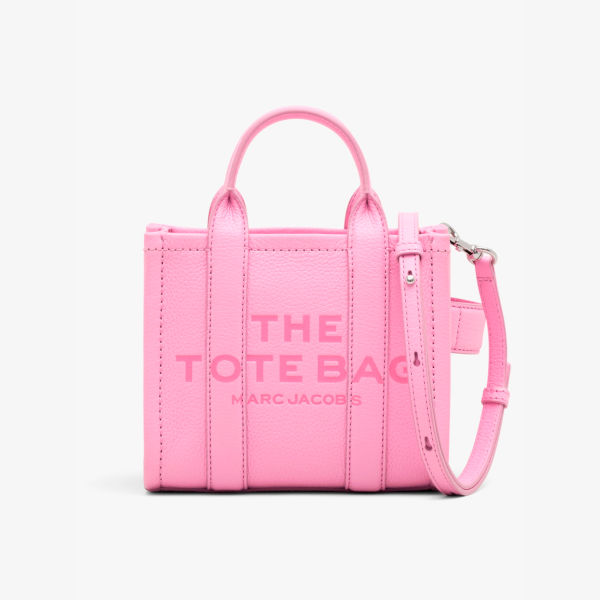 маленькая кожаная сумка тоут marc jacobs розовый Кожаная мини-сумка-тоут Marc Jacobs, розовый