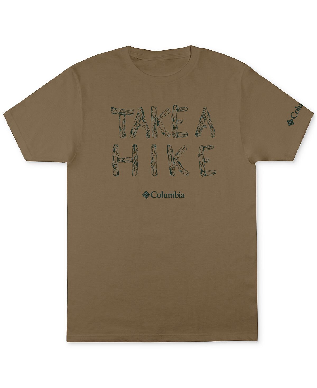 

Мужская футболка классического кроя с логотипом Take A Hike и графическим рисунком Columbia
