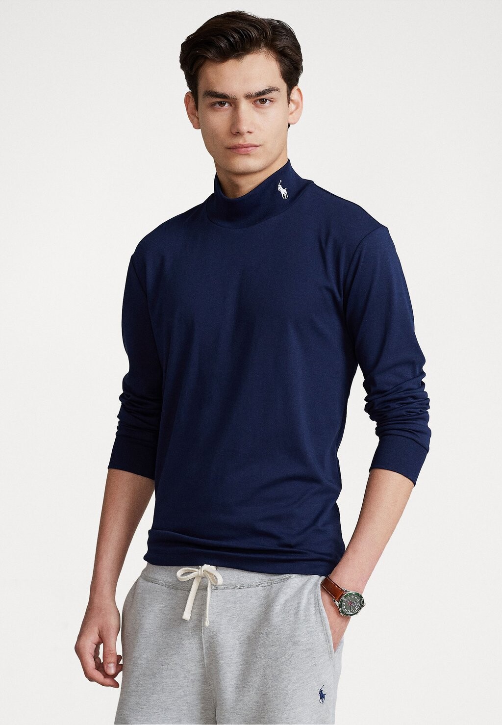 

Футболка с длинным рукавом LONG SLEEVE Polo Ralph Lauren, темно-синий французский цвет