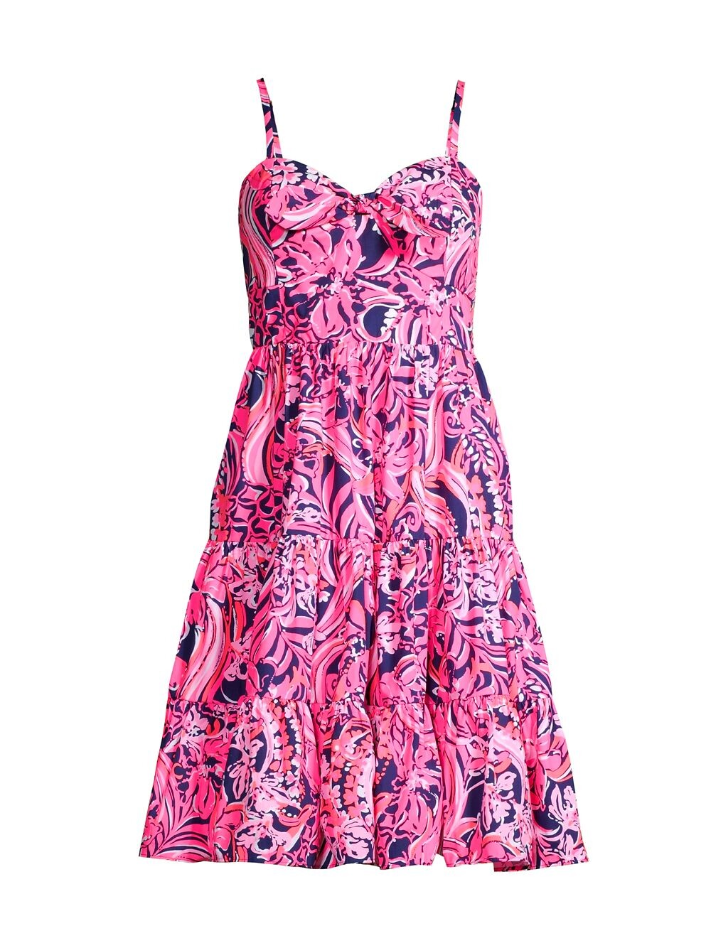 

Платье Adalia с цветочным принтом Lilly Pulitzer, нави