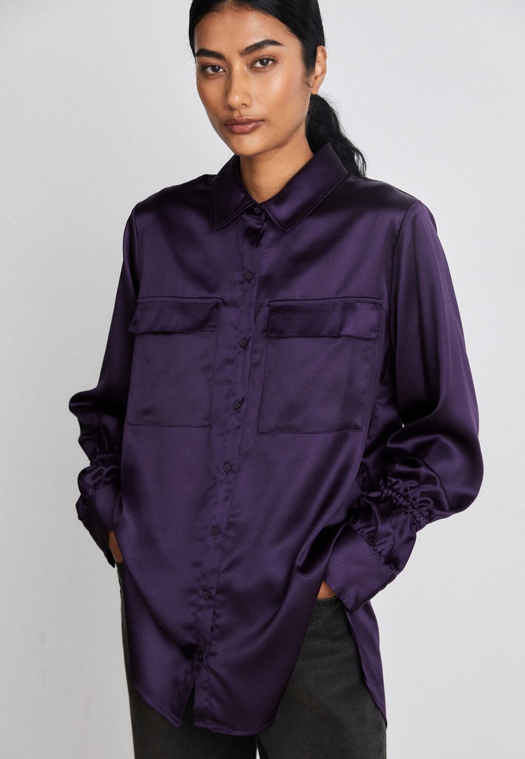 

Рубашка DKNY, цвет blackberry