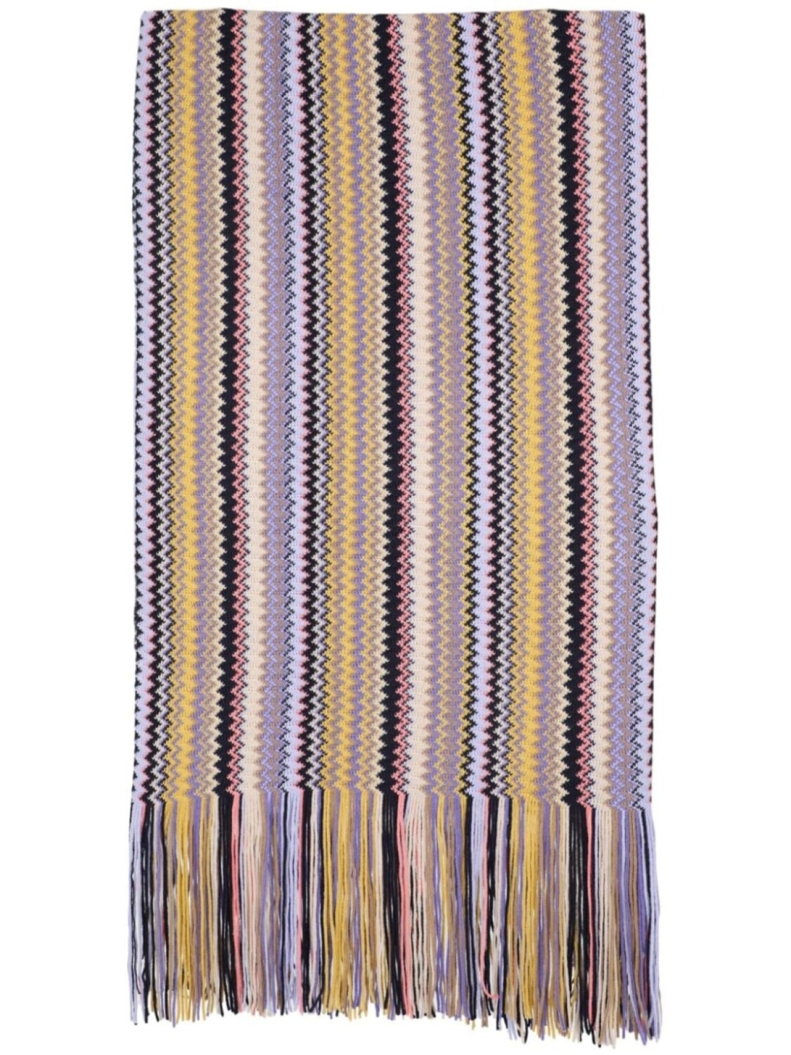 

Шарф Missoni зигзагообразной вязки, синий
